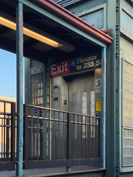 istock Elevator at train station in Bronx New York 1251676283