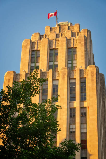 istock Edifice Aldred, an Art Deco building in the Old Monteal, Quebec, Canada 1251680153