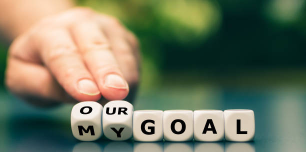 istock Hand turns dice and changes the expression 