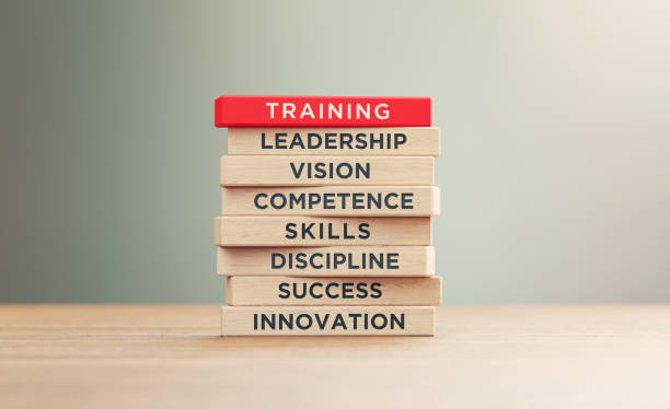 istock Training Related Words Written Wood Blocks Sitting on Wood Surface in Front a Defocused Background 1251687299