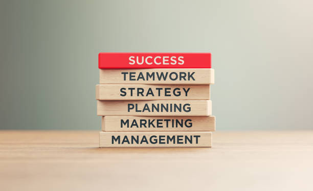 istock Success Related Words Written Wood Blocks Sitting on Wood Surface in Front a Defocused Background 1251688314