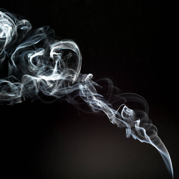 istock smoke cloud with black background. fog texture 1251691639
