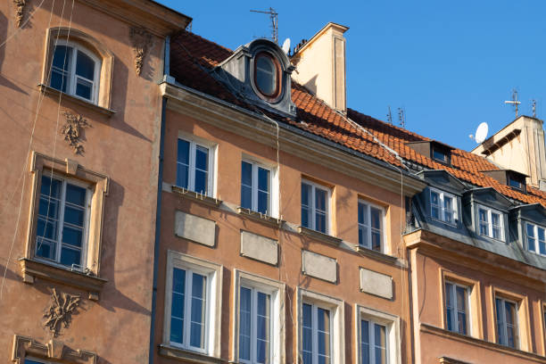 istock Old European-Style Buildings (Exterior View) 1251692945