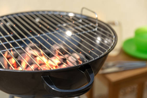 istock Cooking on a BBQ in a back yard 1251698474