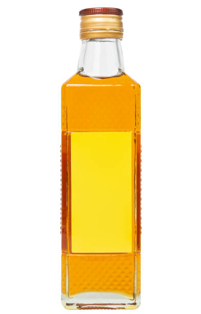 istock small rectangular glass bottle of yellow chinese oil isolated on white background 1251702183