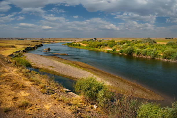 istock Calm rivers of the boundless steppe 1251714467