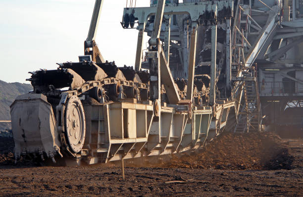 istock A huge excavator on the open-pit mine. 1251717344
