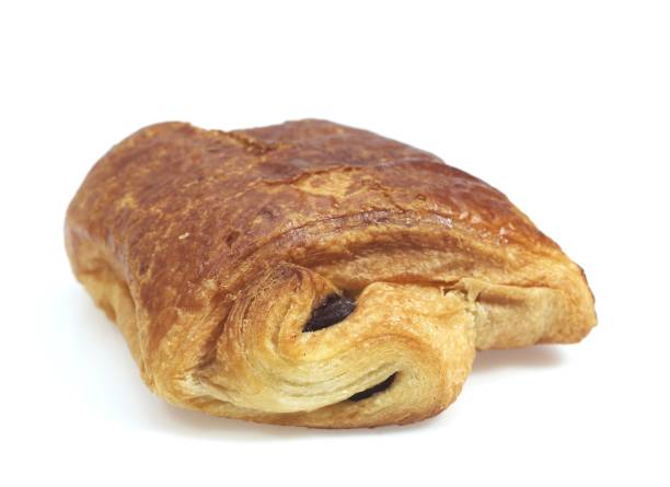 istock Pain au Chocolat, Sweet bread against White Background 1251717561
