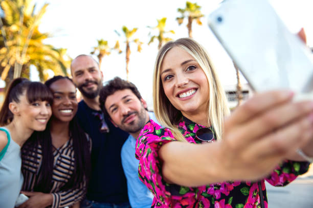 istock Multicultural group of friends having fun together 1251729668