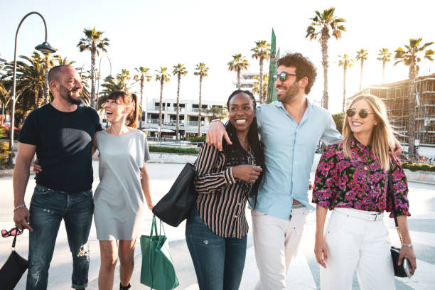 istock Multicultural group of friends having fun together 1251731859