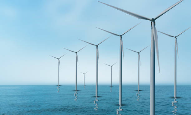 istock Wind turbine or wind power Translated into electricity, environmental protection Make the world not hot. 1251735021
