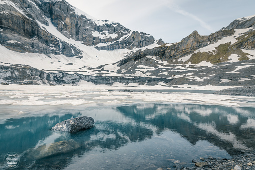 Glacier lake in Canton Uri, Switzerland
