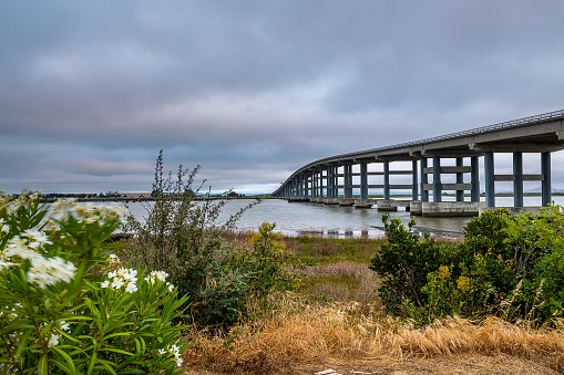 Early morning views from along the Vallejo Municipal Pier in Northern California.
