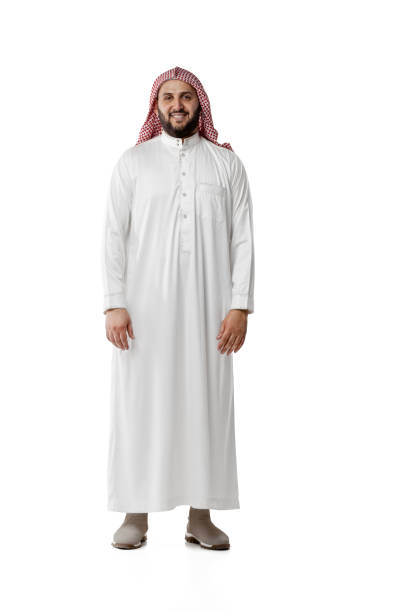 istock Smiling arabian man's portrait isolated on white studio background 1251743807