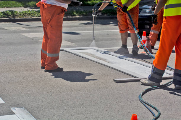 istock Painting the stop line 1251749890