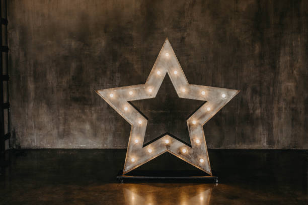 istock Interior in a fashionable loft style with star. 1251769278