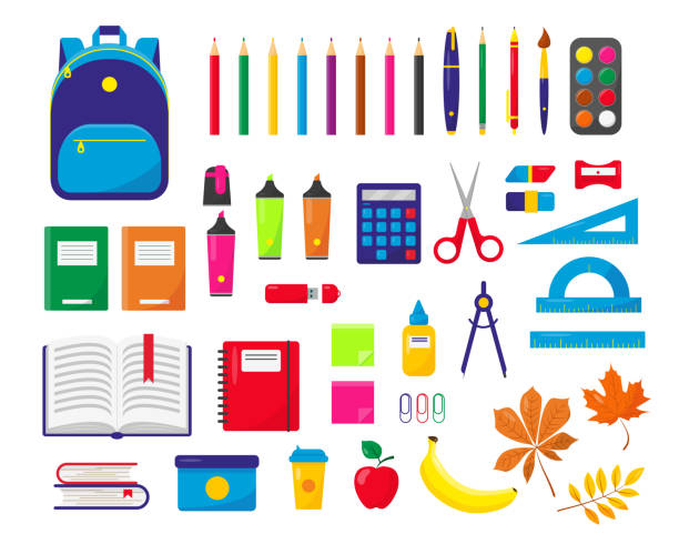 Ilustración de Los Útiles Escolares Y La Ilustración De Iconos Vectoriales De Conjunto De Mochilas Sobre Fondo Blanco Volver Al Concepto De La Escuela y más Vectores Libres de Derechos de Material Ilustración de Los Útiles Escolares Y La Ilustración De Iconos Vectoriales De Conjunto De Mochilas Sobre Fondo Blanco Volver Al Concepto De La Escuela y más Vectores Libres de Derechos de Material