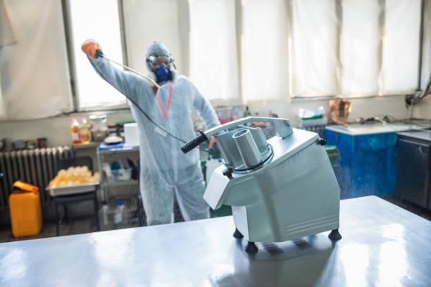 istock Professional disinfectant , sprays disinfectants in restaurant kitchen 1251793330