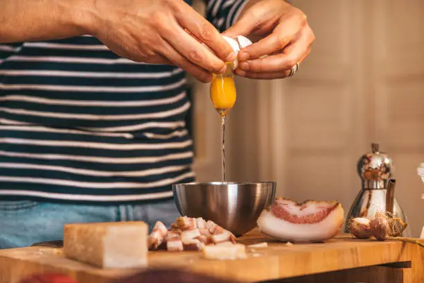 Cooking Carbonara