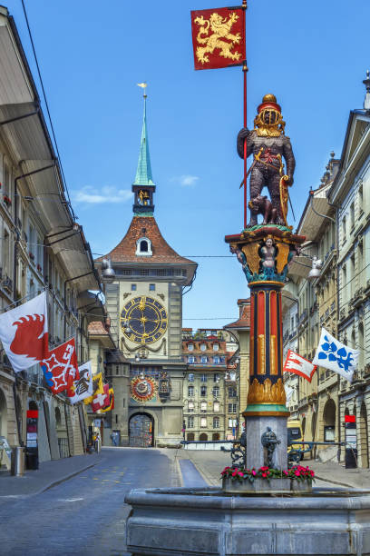 istock Zahringerbrunnen (Zahringen Fountain) in Bern, Switzerland 1251881698