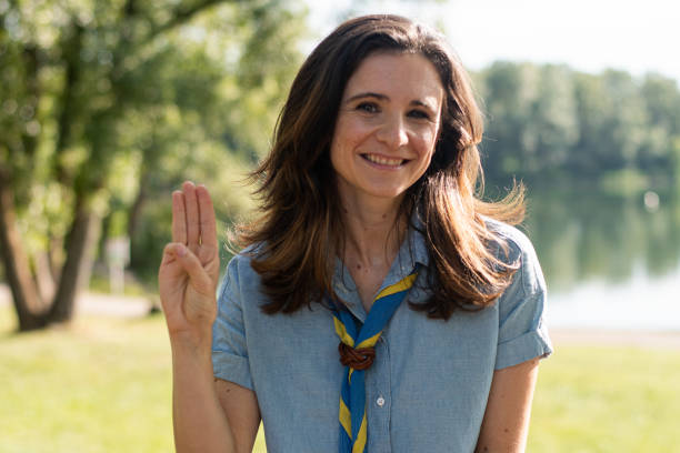 istock A beautiful scout woman with a kerchief 1251886318