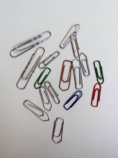 istock Colorful paper clips on a table 1251889691
