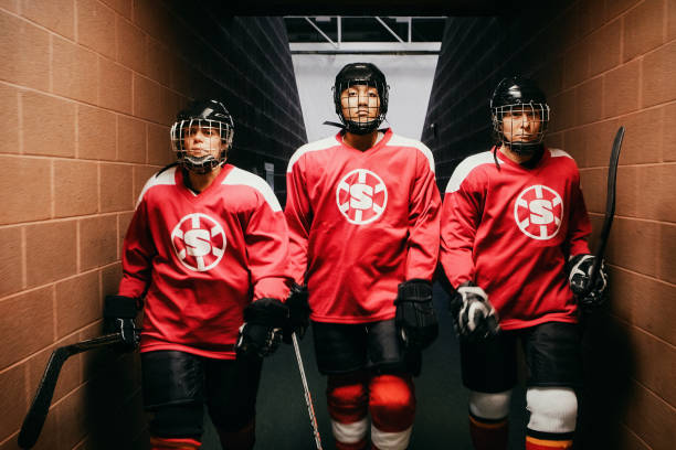 istock Woman Hockey Player 1251902714