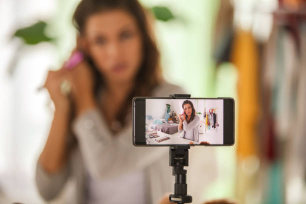 istock Creating a fresh new content for your video blog about beauty 1251922217