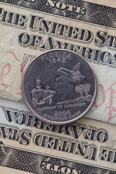 istock A quarter of Florida on US dollar bills. 1251957256
