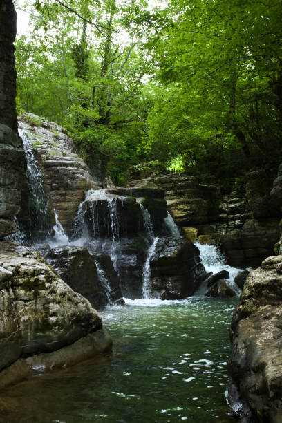 istock Waterfall in a canyon, Georgia 1251962463