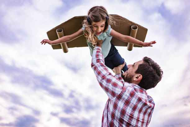 istock Look at me, I'm an airplane! 1251967186