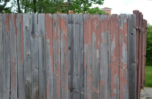 istock A Colorful Fence Outdoors 1251984407