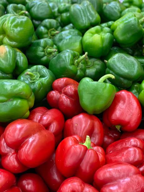 istock Red and green peppers 1251989195
