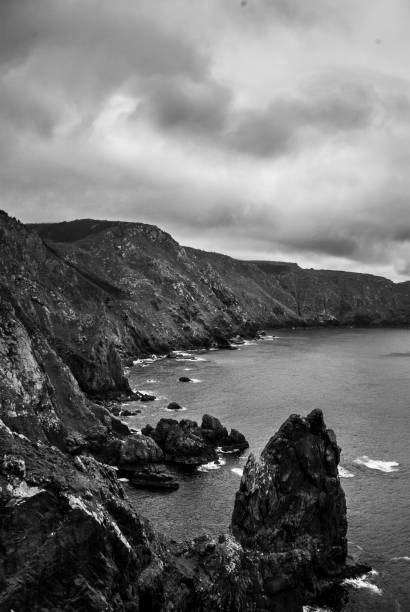 istock Galicia sea in black and white 1251990786