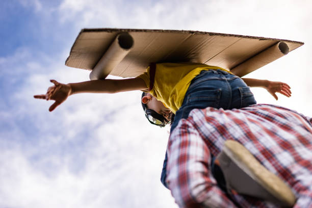 istock Look at me, I'm an airplane! 1251992244