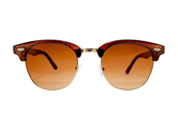 istock Flat Top Horn Rimmed Brown Sunglasses Isolated on White 1252003925