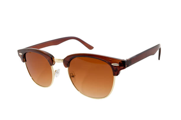 istock Flat Top Horn Rimmed Brown Sunglasses Isolated on White 1252030631