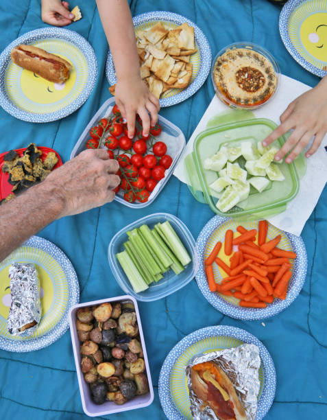 istock Family picnic in a park. 1252032215