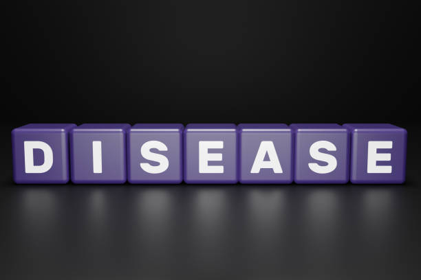 istock Purple cubes with an inscription disease. 1252036347
