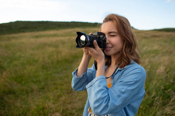 istock a photographer taking pictures. 1252096598