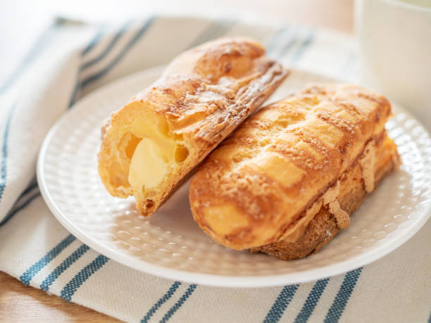 istock Danish pastry with custard filling 1252108309