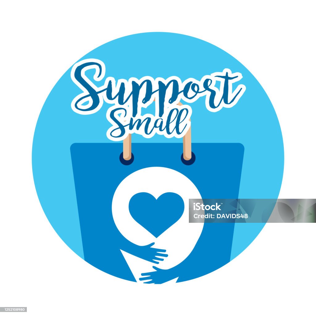 Support Small Artist Support Small Poster Stock Illustration - Download Image Now ...