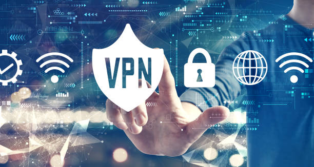 istock VPN concept with a man on city background 1252125674