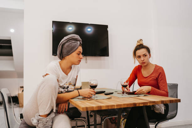 istock Enjoying glass of wine 1252153319