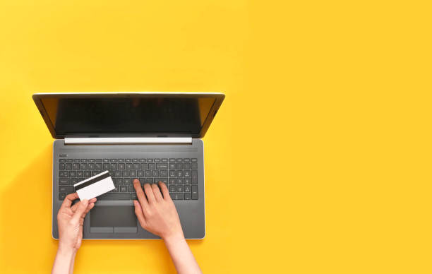 istock Woman making online payment. 1252179253