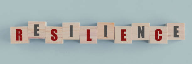 istock Wooden blocks with RESILIENCE word 1252205740
