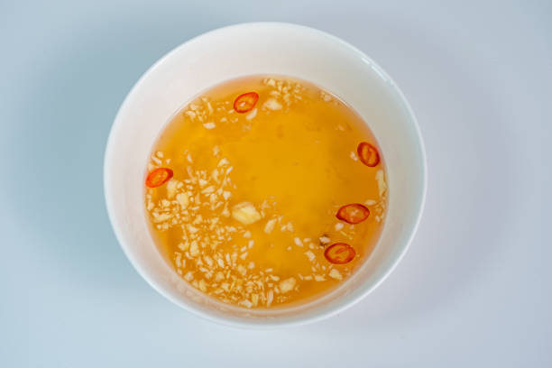 Homemade Vietnamese styled spicy dipping sauce