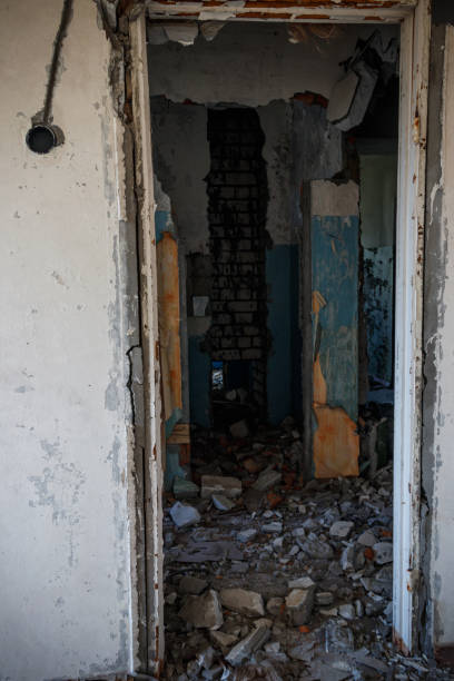 istock Interior of the old abandoned apartment 1252242092