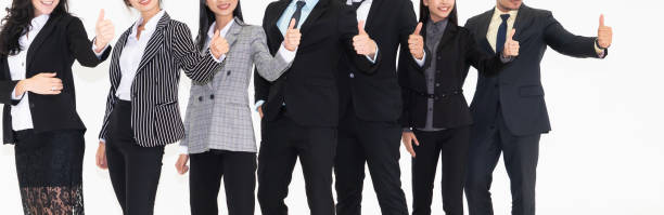 istock Successful business people standing together 1252246578