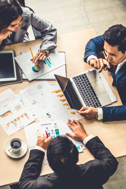 istock Business people group meeting shot from top view 1252250556